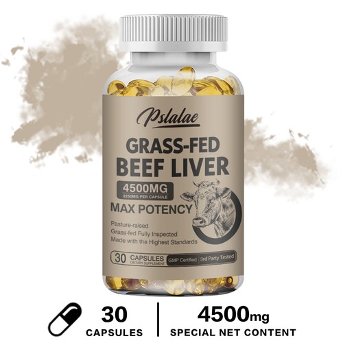 Grass fed beef liver capsules - grass,